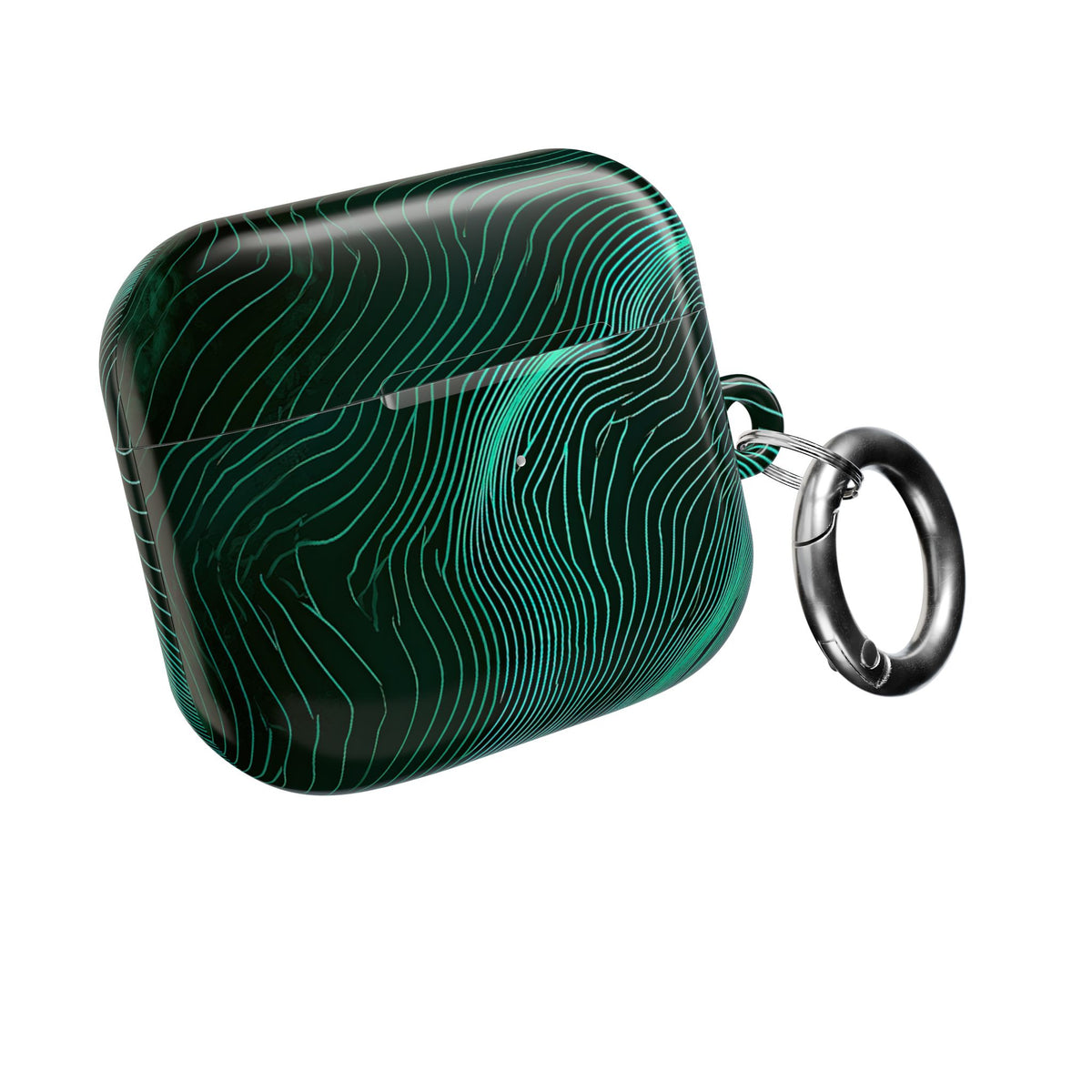 Emerald Topo Ridge · Hard Case for AirPods & AirPods Pro · Green