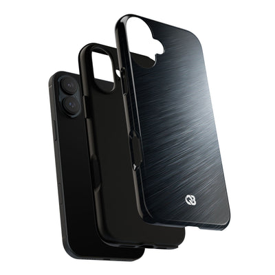 Brushed Obsidian Steel · Tough Phone Case for iPhone · Grey