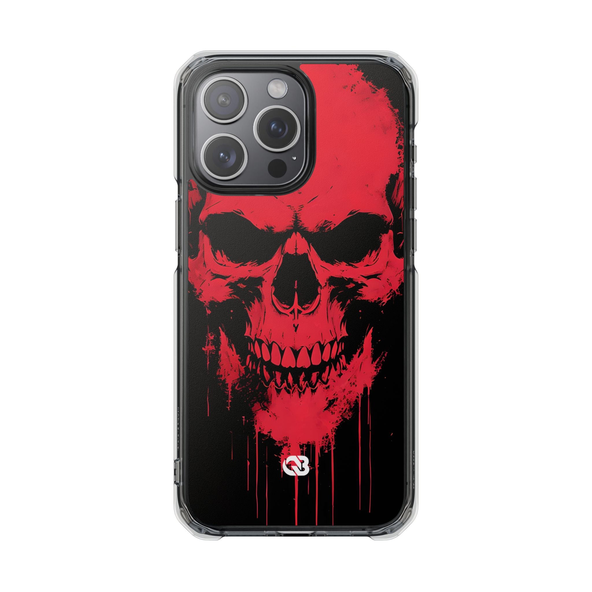 Crimson Street Skull · Impact Phone Case for iPhone · Magsafe