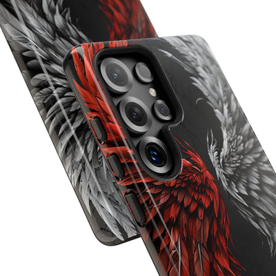 Split Crimson Wing · Tough Handyhülle für Samsung
