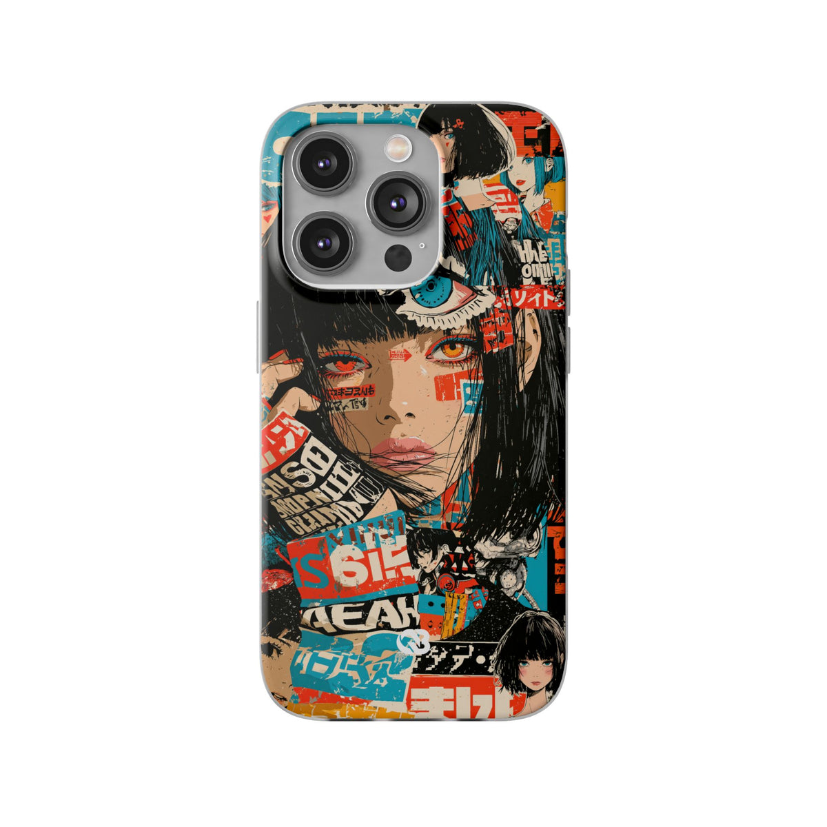 Shibuya Street Collage · Lite Phone Case for iPhone ·  Red