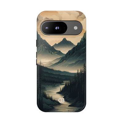 Summit River Dusk · Tough Phone Case for Google Pixel