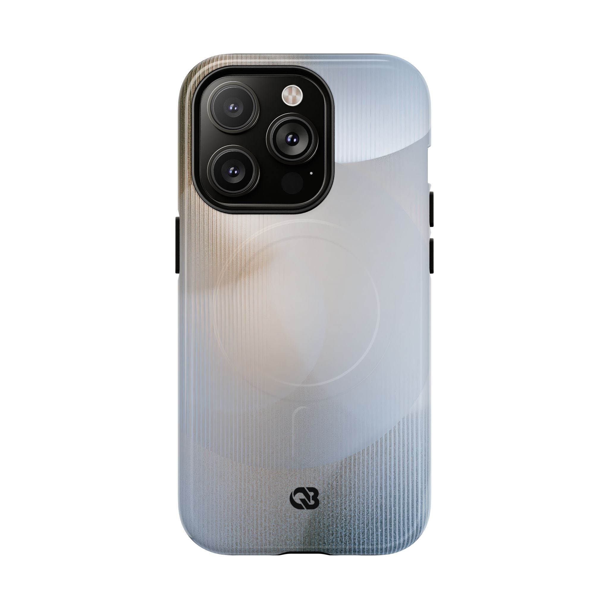 White Tough 2.0 Magsafe Phone Case for iPhone - Frosted Ribbed Sphere