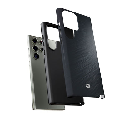 Brushed Obsidian Steel · Tough Phone Case for Samsung · Grey