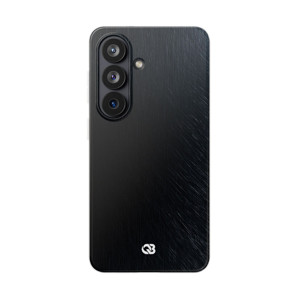 Brushed Obsidian Steel · Lite Phone Case for Samsung · Black
