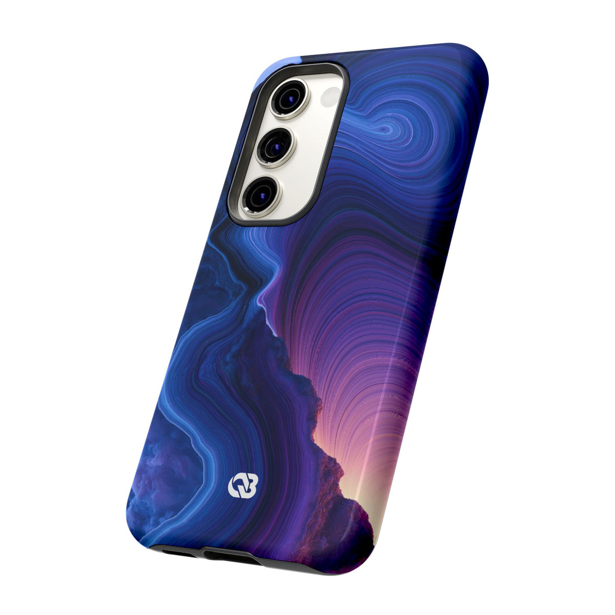 Radiant Strata · Tough Phone Case for Samsung · Blue