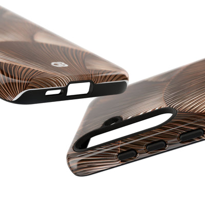 Rose Gilded Fan · Tough Phone Case for Samsung · Gold