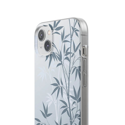 Blue Lite Phone Case for iPhone - Slate Bamboo Shadow