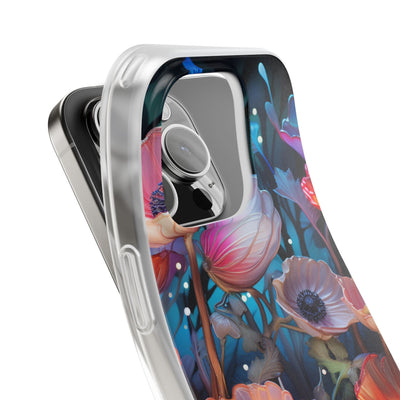 Luminous Poppy Glade · Soft Coque de téléphone pour iPhone