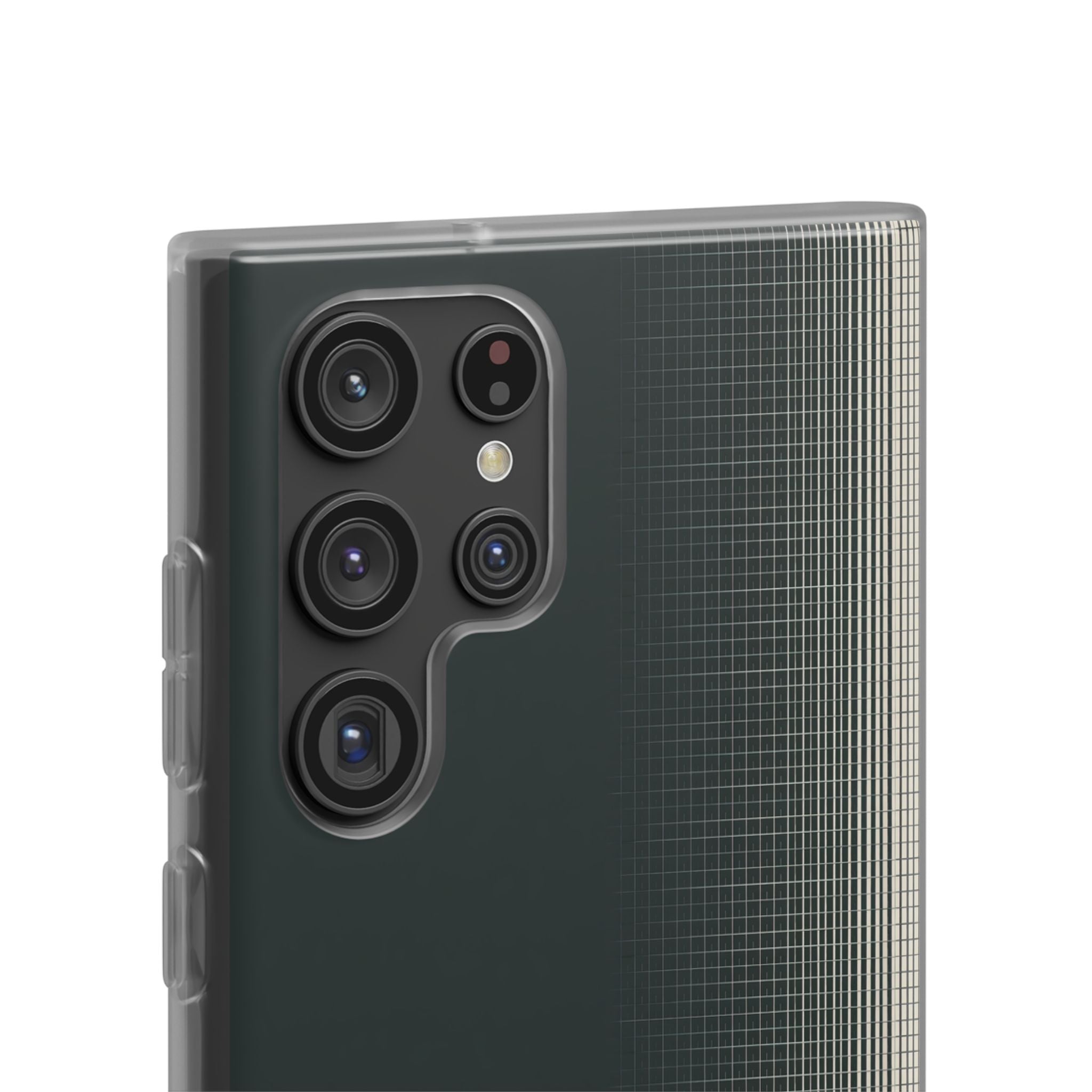 Grey Lite Phone Case for Samsung - Charcoal Tech Grid