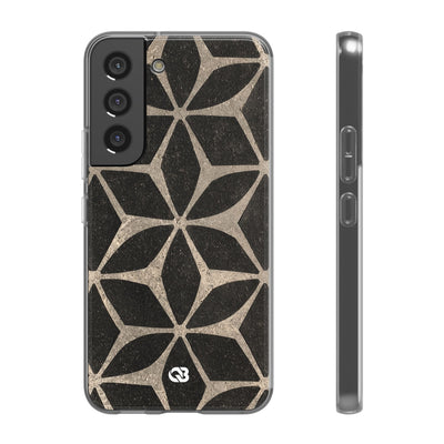 Concrete Mosaic Star · Lite Phone Case for Samsung · Black