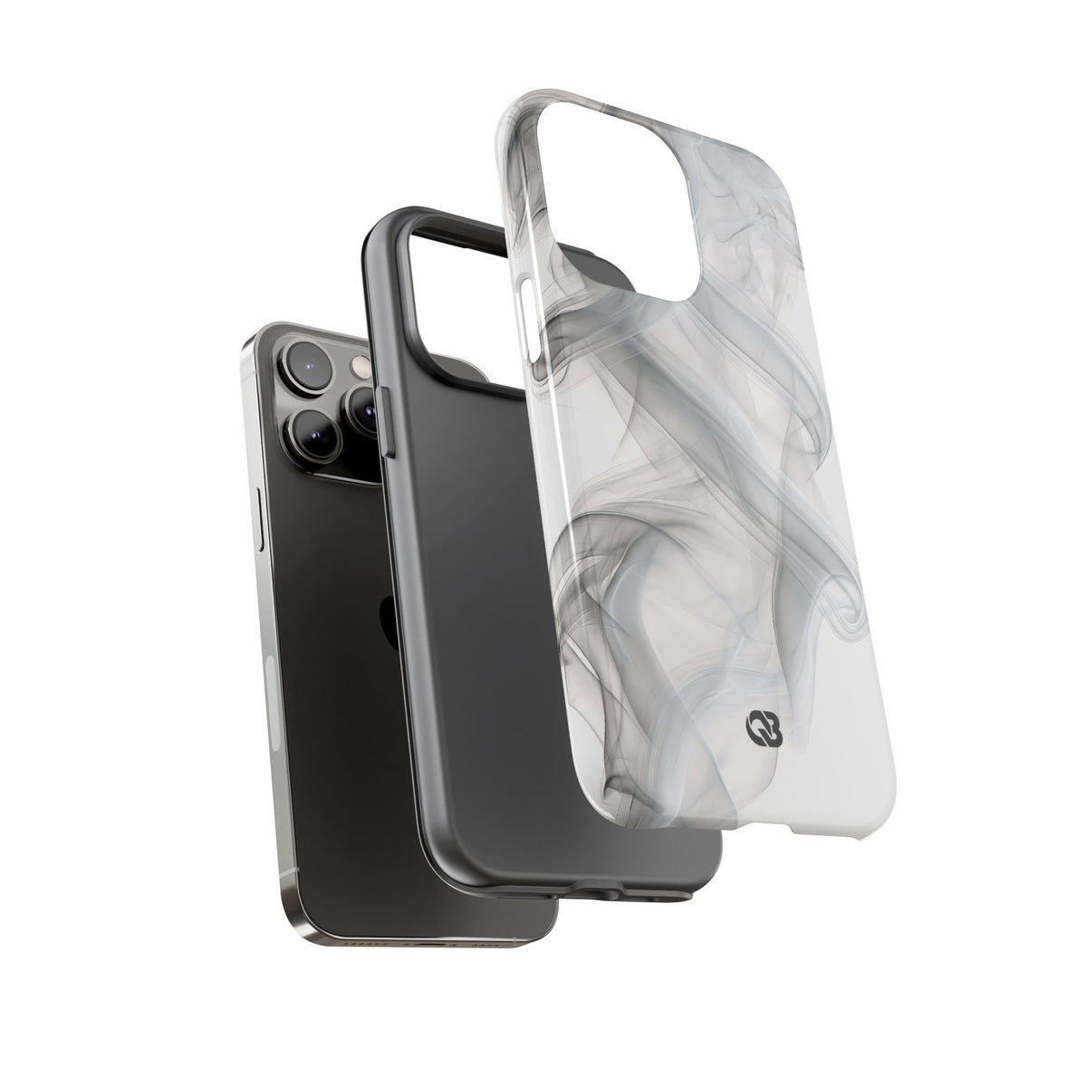 Vapor Noir · Tough Phone Case for iPhone · White
