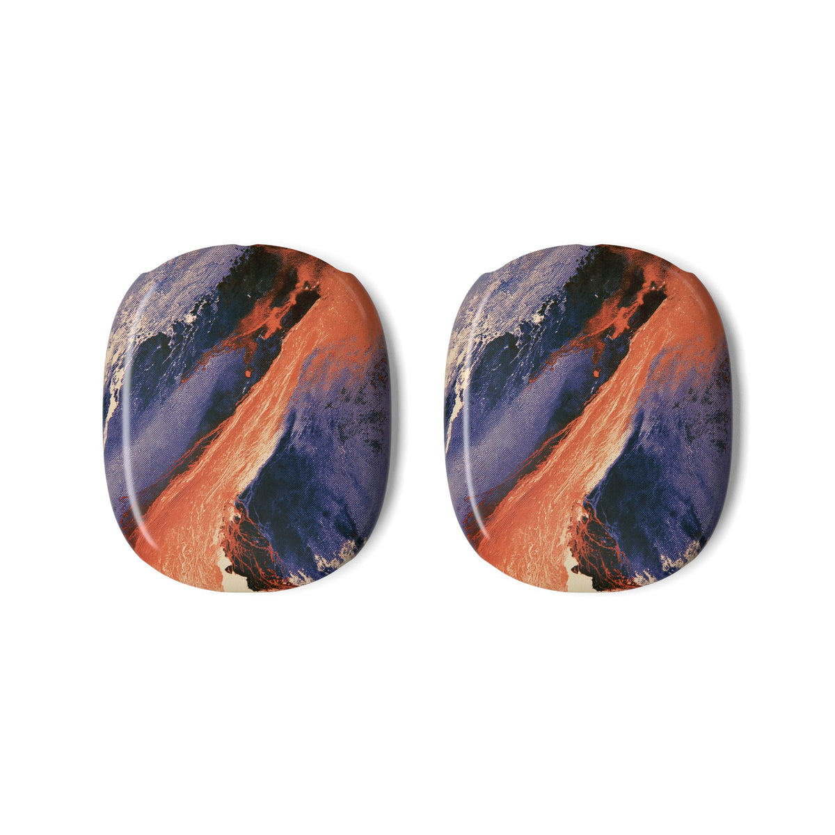 Solar Aura Drift · Hard Case for AirPods Max · Orange