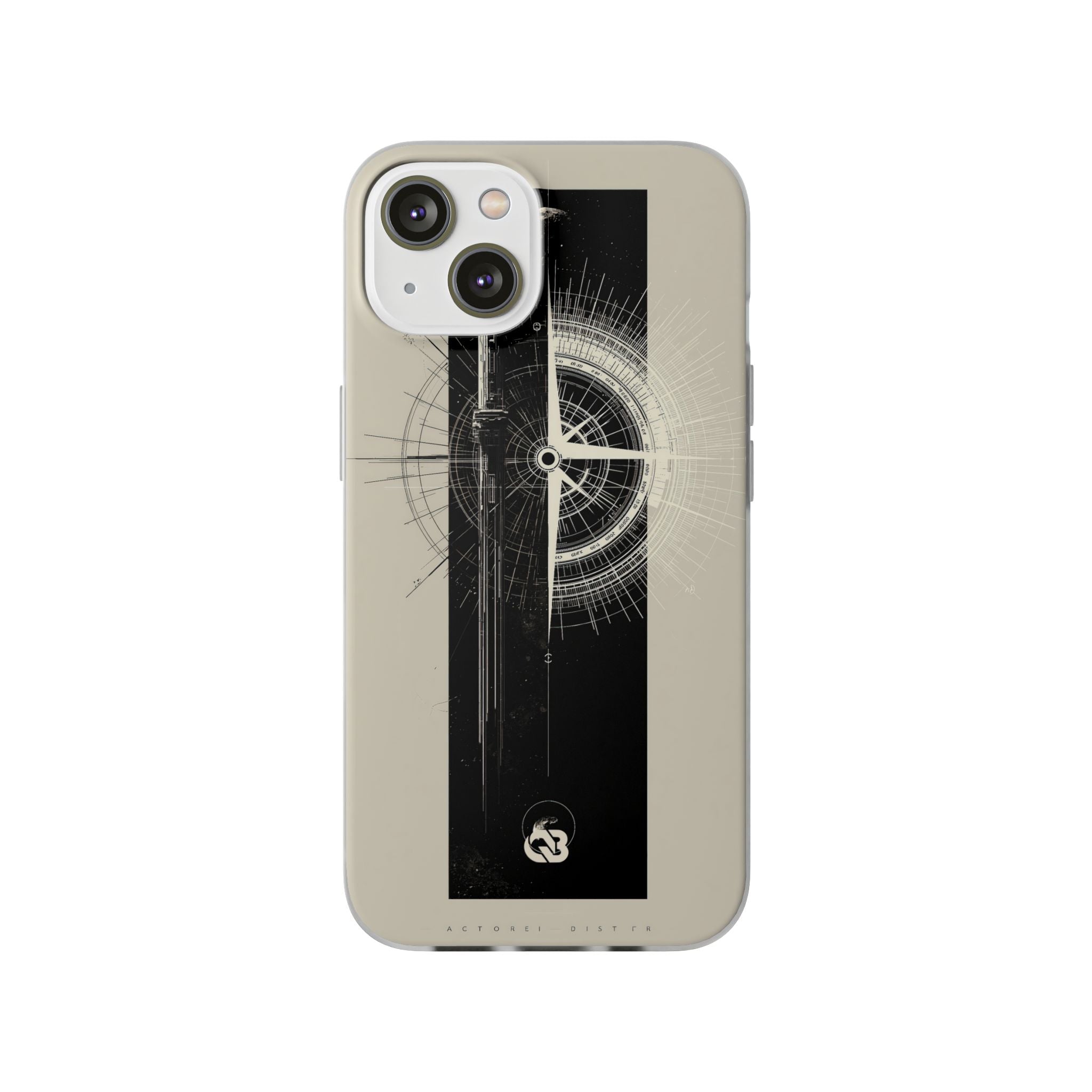 Beige Lite Phone Case for iPhone - Zenith Vector Spire