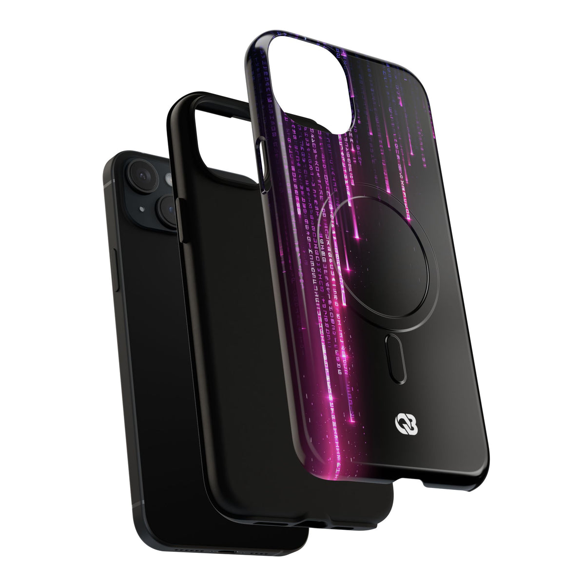 Binary Cascade · Tough 2.0 Magnetic Phone Case for iPhone · Black