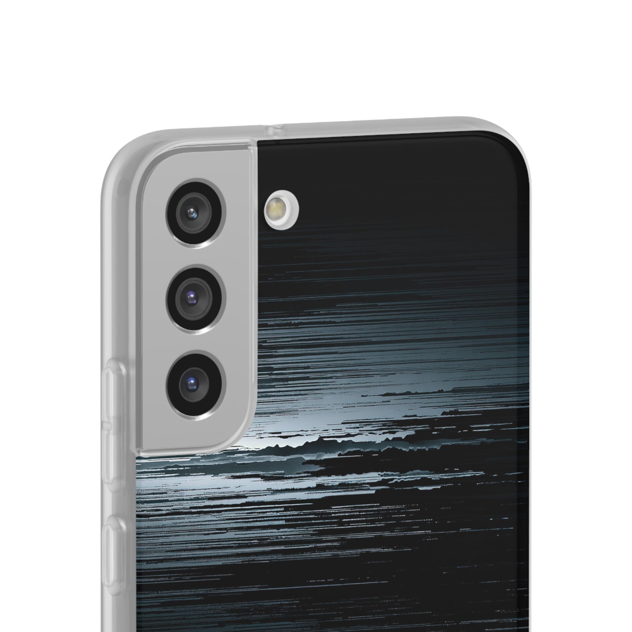Black Lite Phone Case for Samsung - Frozen Signal Glitch