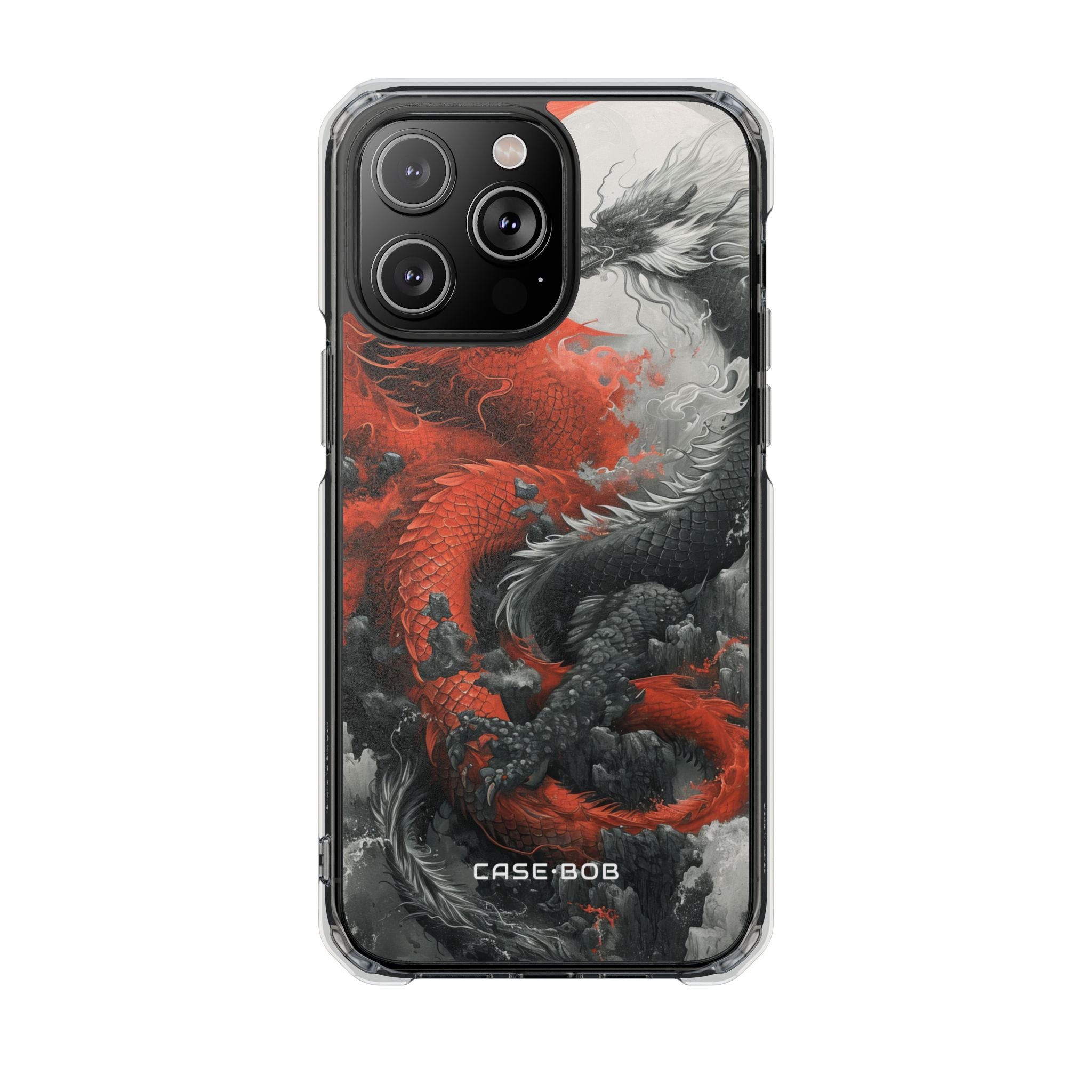 Kaksoslohikäärmeet Crimson iPhone 14 Pro Max - Impact suojakotelo