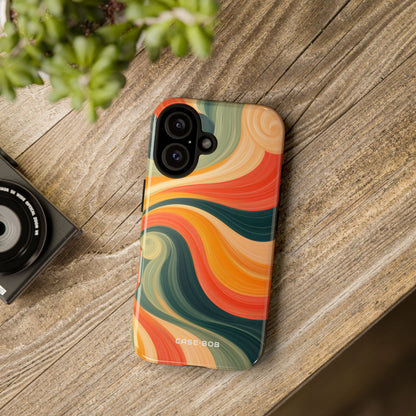 Swirling Ember iPhone 16 Case - Tough