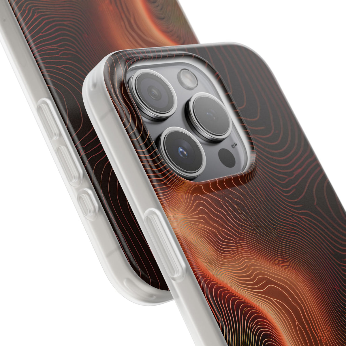 Caldera Ridge · Lite Phone Case for iPhone ·  Orange