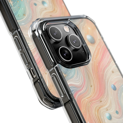 Iridescent Swirls iPhone 14 Pro Case - Impact