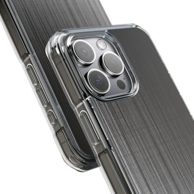 Grey Impact MagSafe Phone Case for iPhone - Static Vertical Dither