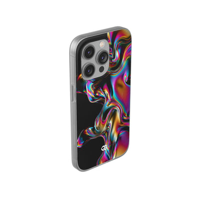 Purple Lite Phone Case for iPhone - Liquid Neon Chrome