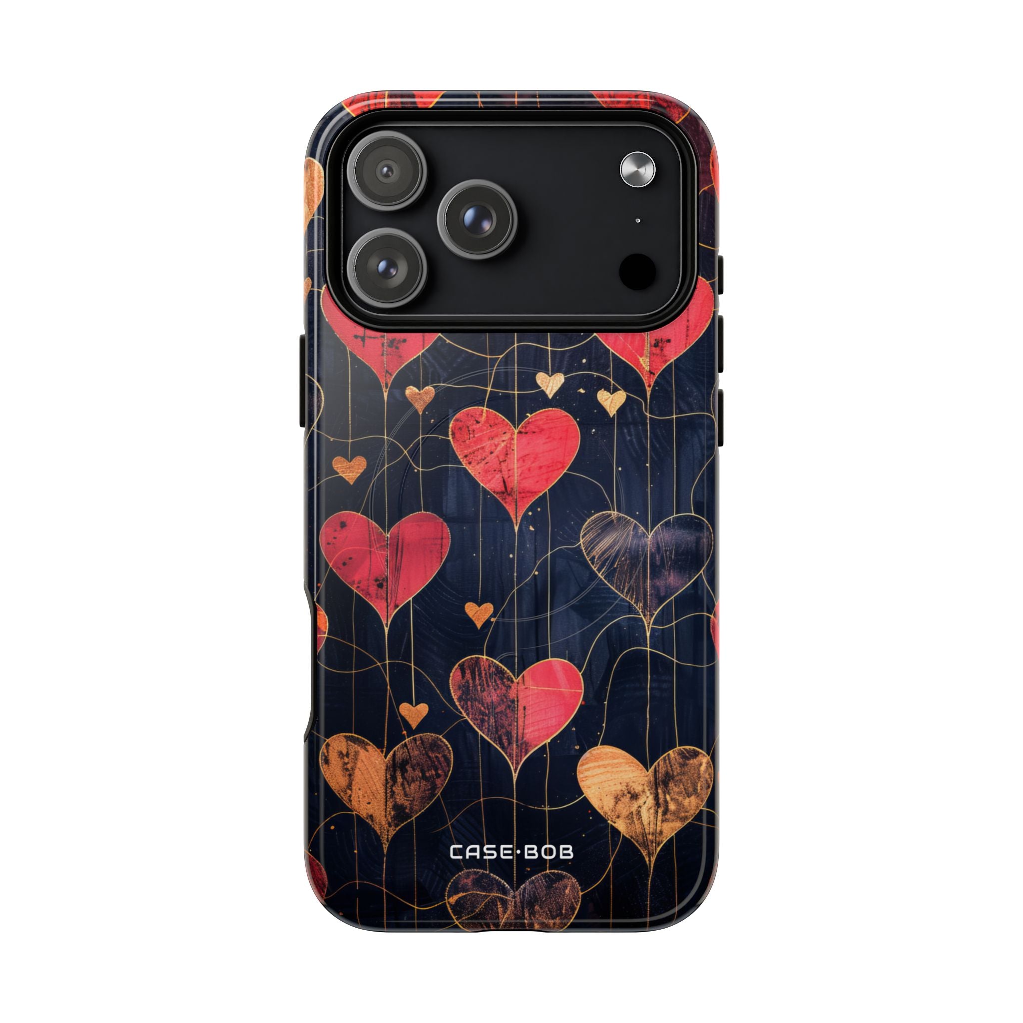 Golden Hearts Network iPhone 17 Pro Max Case - Tough+ - CASE•BOB