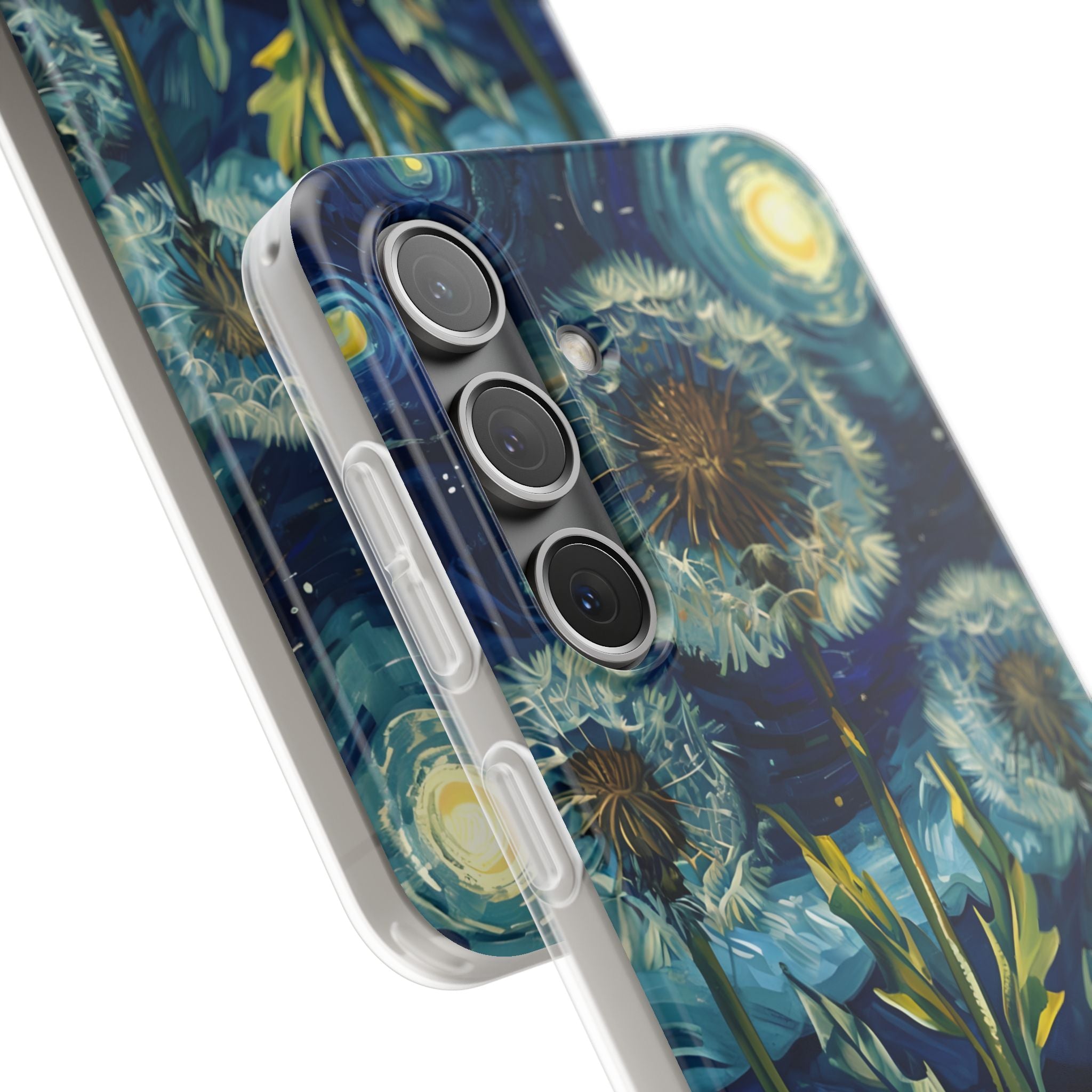 Starry Dandelion Swirl · Soft Phone Case for Samsung