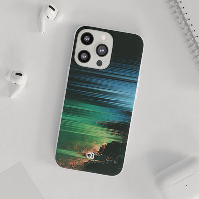 Digital Shoreline Drift · Lite Phone Case for iPhone ·  Teal