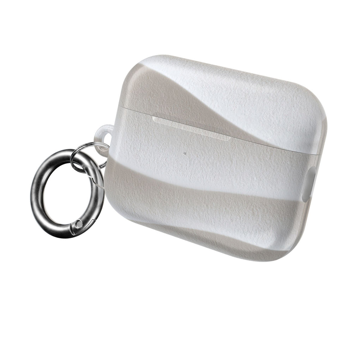 Sculpted Dune Relief · Hard Case for AirPods & AirPods Pro · White