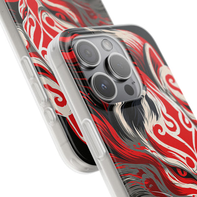 Crimson Kitsune Spirit · Lite Phone Case for iPhone ·  Red