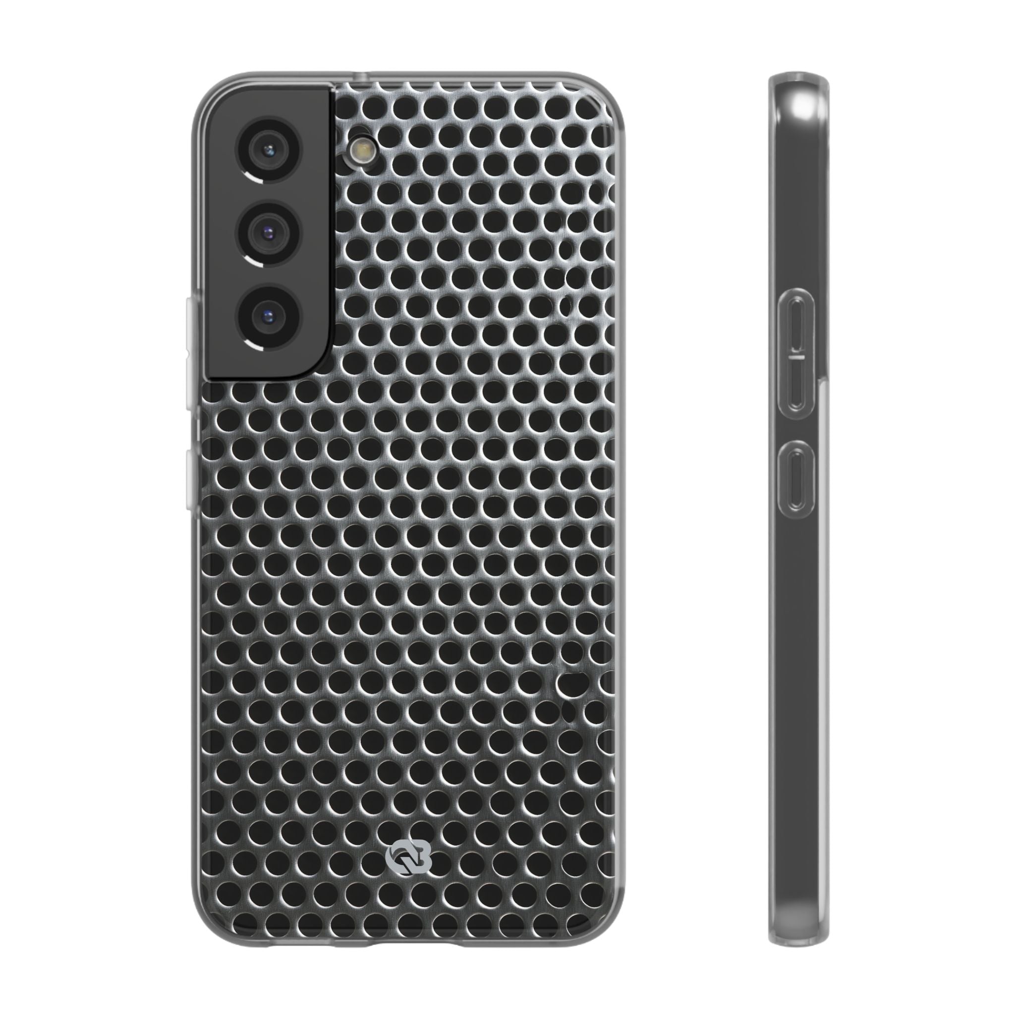 Silver Lite Phone Case for Samsung - Brutalist Steel Mesh