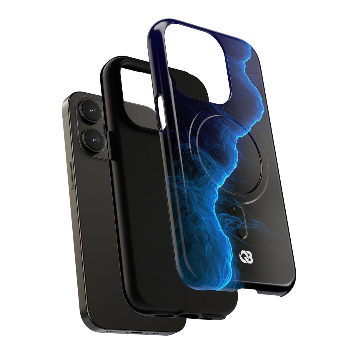 Electric Azure Drift · Tough 2.0 Magnetic Phone Case for iPhone · Blue