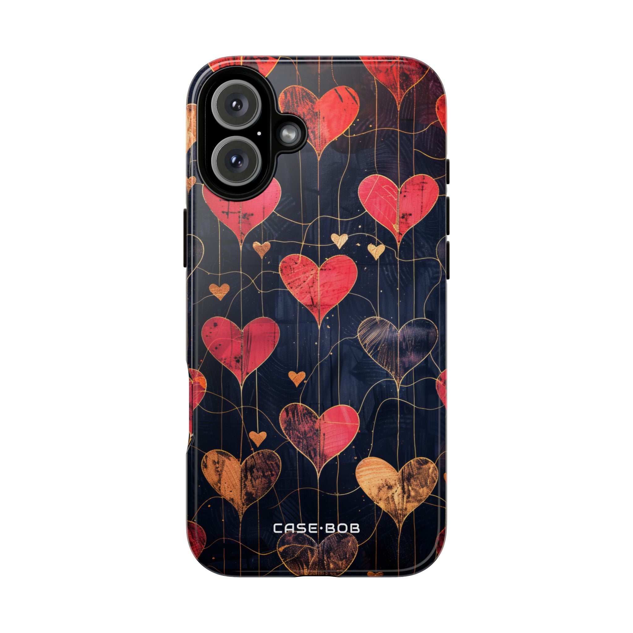 Heartweb Glow iPhone 16 Plus Case - Tough