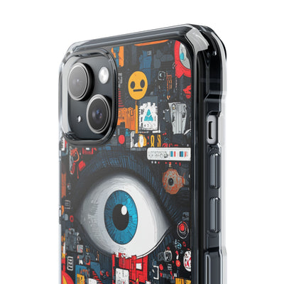 Digital Eye Blue iPhone 15 Plus Case - Impact