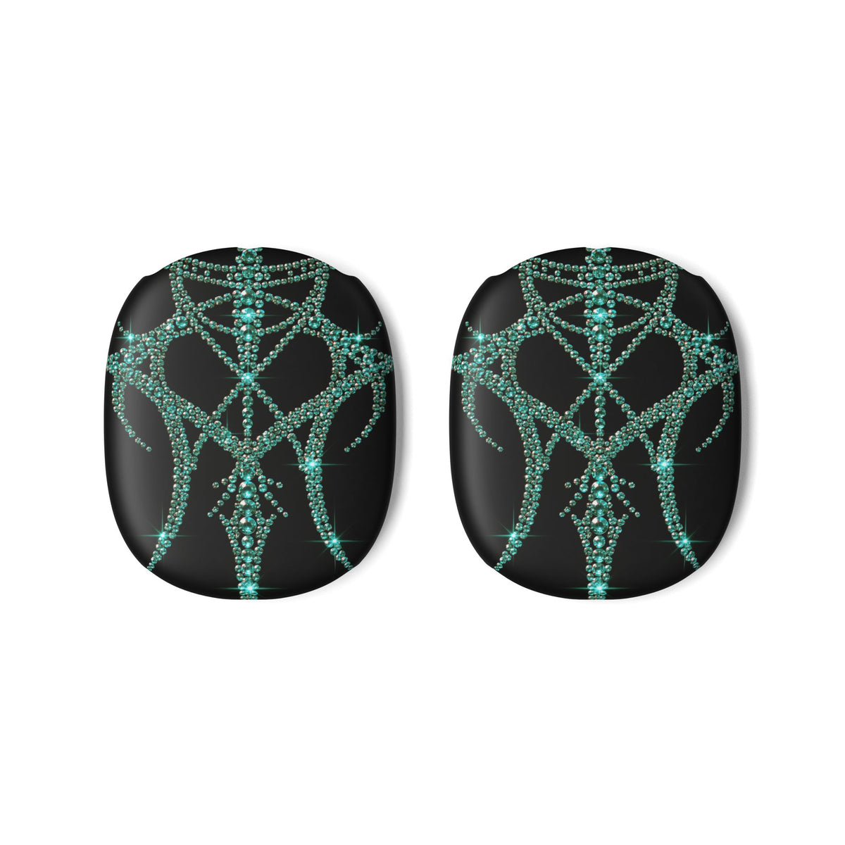 Teal Cyber Sigil · Hard Case for AirPods Max · Teal