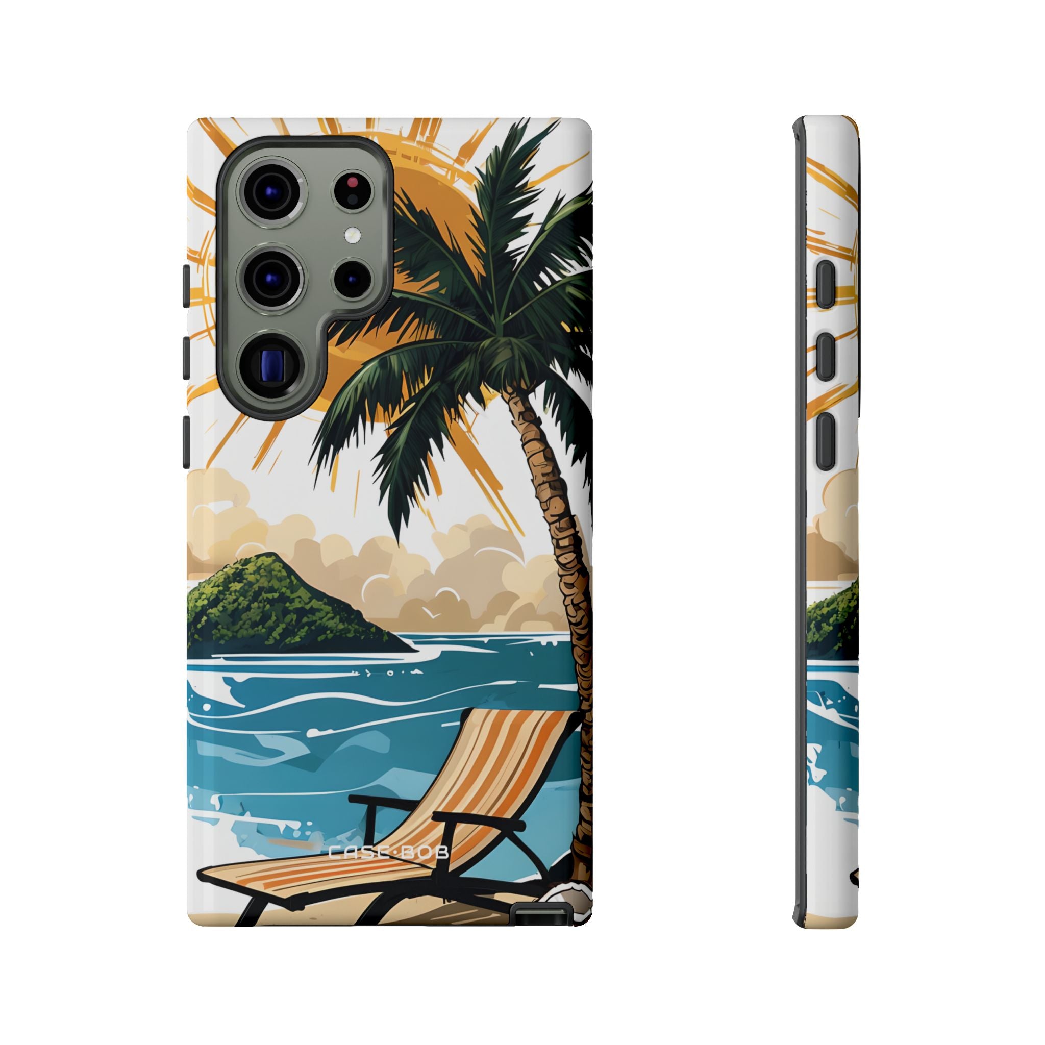 Sunny Palm Breeze Samsung S23 Ultra Case - Tough