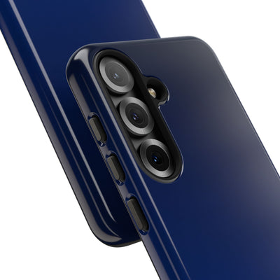 Blue Tough Phone Case for Samsung - Midnight Cobalt Fade