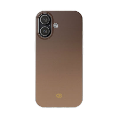 Brown Lite Phone Case for iPhone - Smoked Caramel Fade