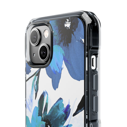 Blue Blossom Radiance iPhone 14 Case - Impact
