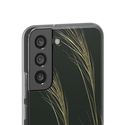 Green Lite Phone Case for Samsung - Midnight Gilded Grass