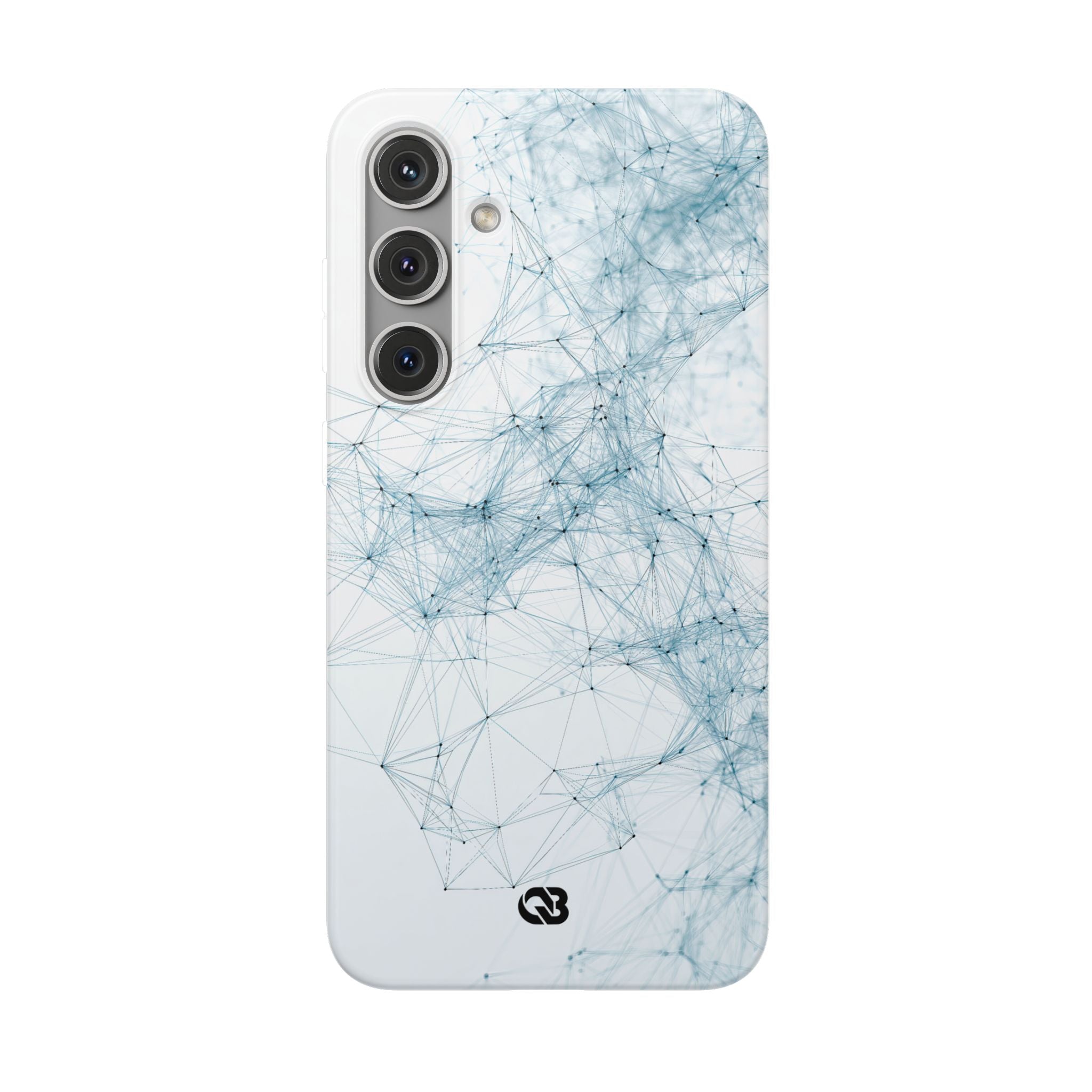 Blue Lite Phone Case for Samsung - Glacial Neural Web