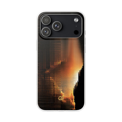 Luminous Grid · Lite Phone Case for iPhone ·  Black