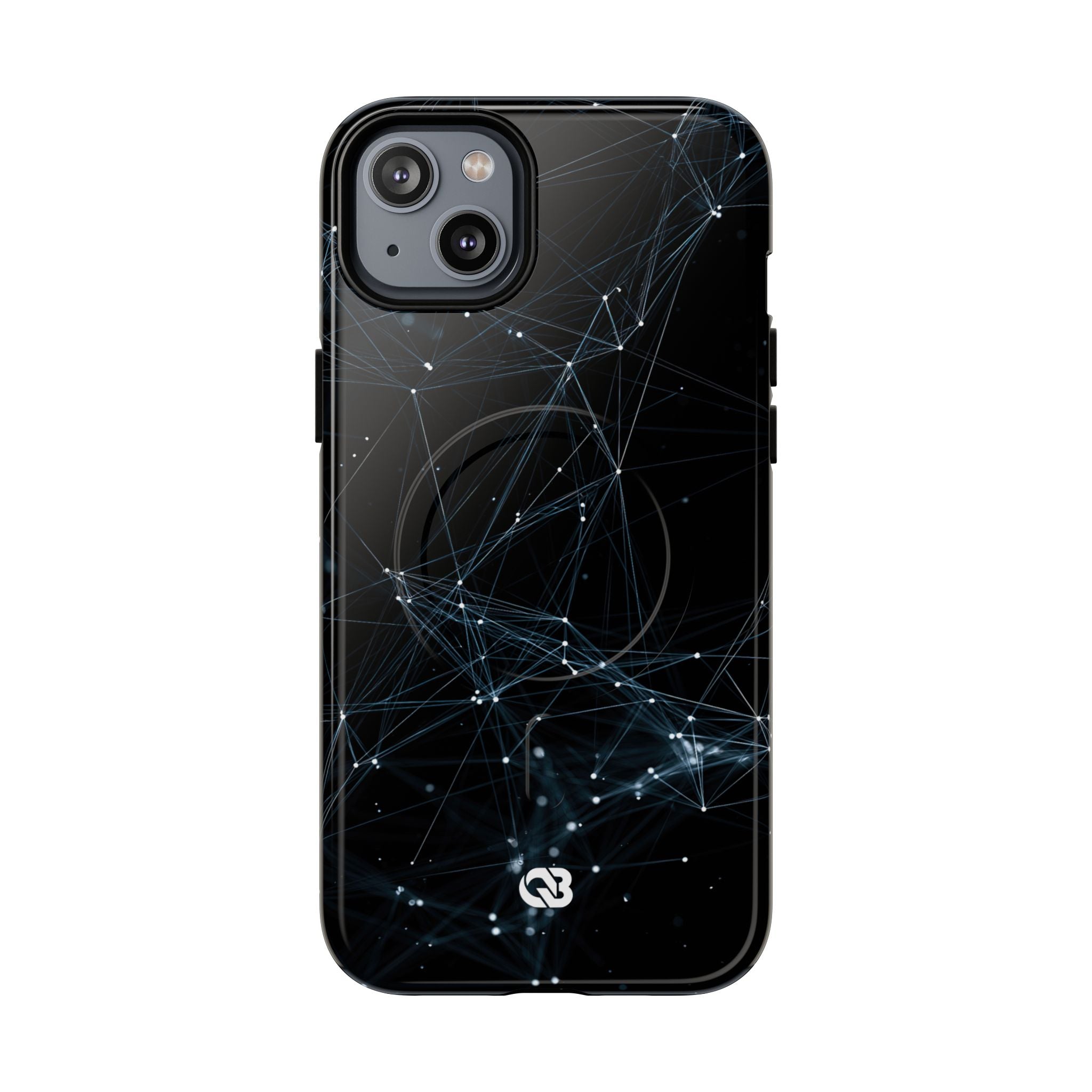 Black Tough 2.0 Magsafe Phone Case for iPhone - Arctic Neural Mesh