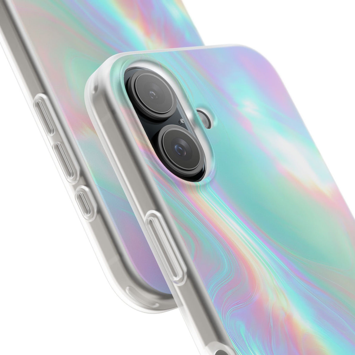 Prismatic Liquid Light · Lite Phone Case for iPhone ·  Teal