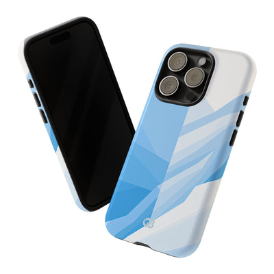 Blue Tough Phone Case for iPhone - Arctic Glacial Ridge