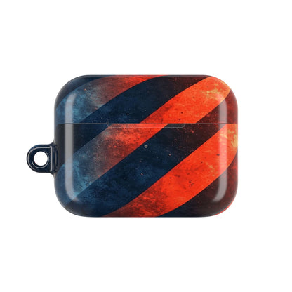 Diagonal Stripes Blaze - AirPods Case