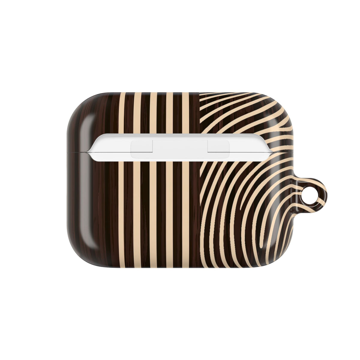 Timber Ring Contour · Hard Case for AirPods & AirPods Pro · Brown