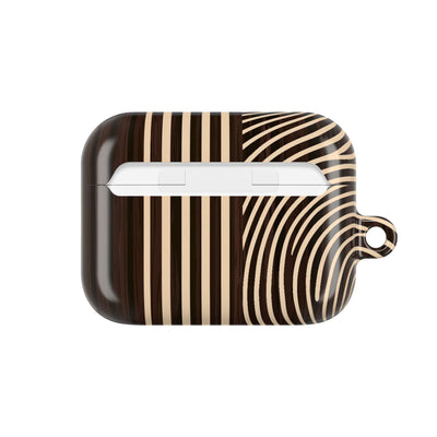 Timber Ring Contour · Hard Case for AirPods & AirPods Pro · Brown