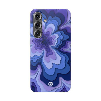 Periwinkle Strata Bloom · Lite Phone Case for Samsung · Purple